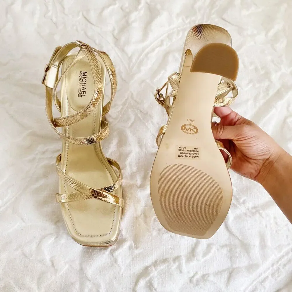 Michael Kors Paoloa Platform Heels Size 10